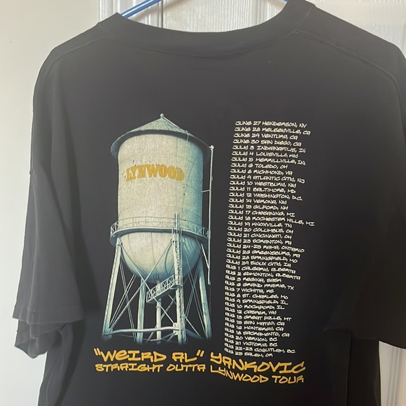 VINTAGE Weird Al Yankovic “Straight Outta Lynwood” Band Tee - Picture 3 of 3